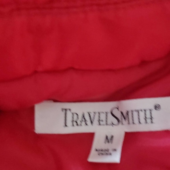 Travel Smith Beautiful Vibrant Red Puffer Vest Size M - Picture 7 of 7